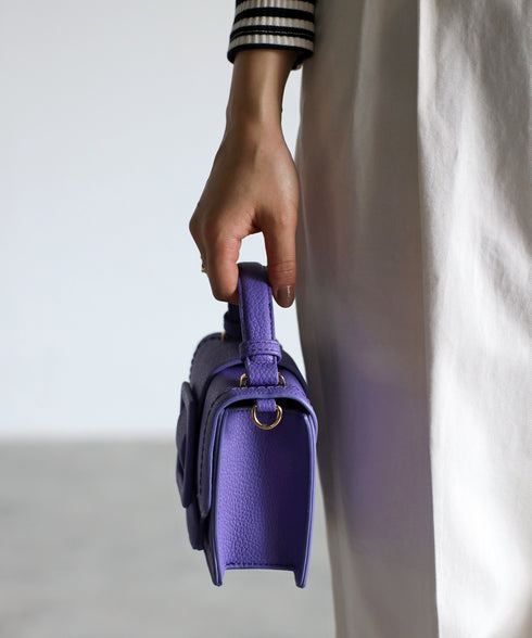 【雑誌掲載】2WAYスクエアバックルショルダーバッグ 12-1091